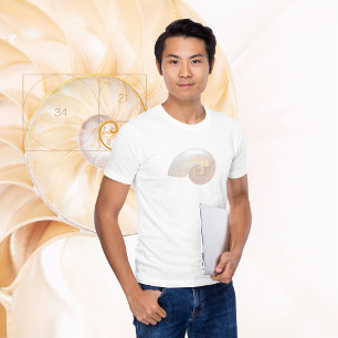 Fibonacci Gulden Verhouding Heilige Geometrie Kuns T-shirt