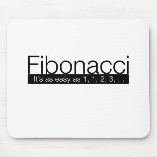 Fibonacci - het is even gemakkelijk als 1, 2, 3, . muismat