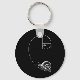 Fibonacci met Snail Mathematics Wiskunde Teacher G Sleutelhanger