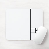 Fibonacci Mousepad Muismat (Met muis)