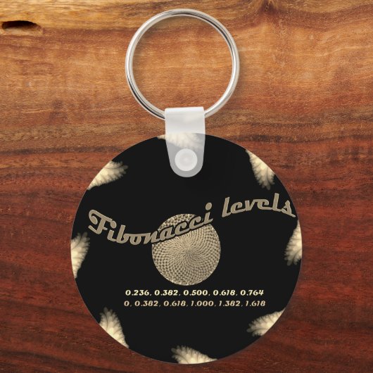 Fibonacci-nummers voor handelaar sleutelhanger (Achterkant)
