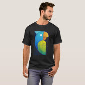 Fibonacci parrot 1 t-shirt (Voorkant volledig)
