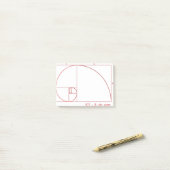 Fibonacci Post-it® Notes (Op bureau)