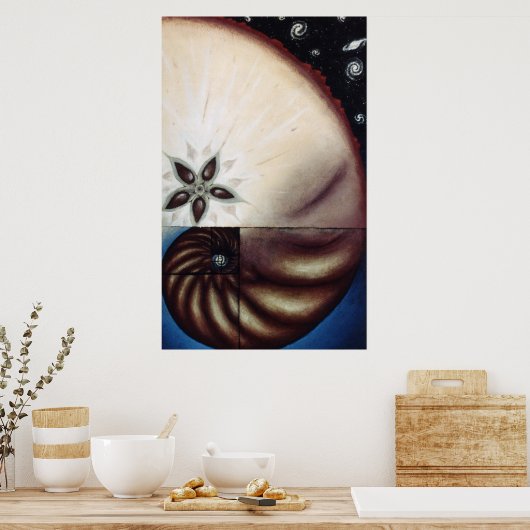 fibonacci poster (Keuken)