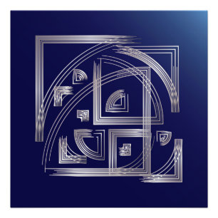 Fibonacci puzzle foto afdruk