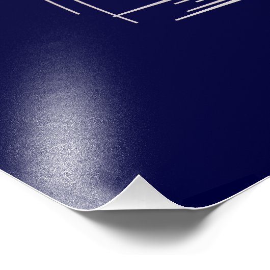 Fibonacci puzzle foto afdruk (Hoek)