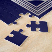 Fibonacci puzzle legpuzzel (Zijkant)