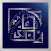 Fibonacci puzzle poster (Voorkant)