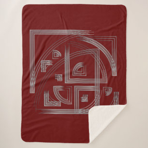 Fibonacci puzzle sherpa deken