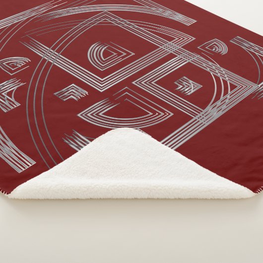 Fibonacci puzzle sherpa deken (3/4)