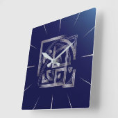 Fibonacci puzzle vierkante klok (Hoek)