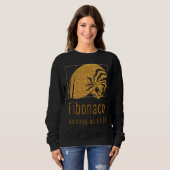 Fibonacci-reeks & Gulden Snede Natuur Nautilus Trui (Voorkant volledig)