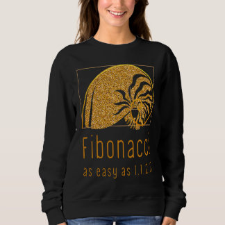 Fibonacci-reeks & Gulden Snede Natuur Nautilus Trui
