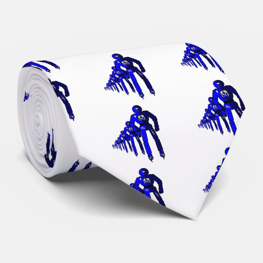 Fibonacci Robots Stropdas (Opgerold)