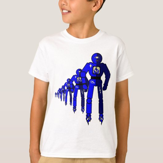 Fibonacci Robots T-shirt (Voorkant)