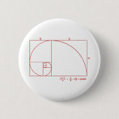Fibonacci Ronde Button 5,7 Cm (Voorkant)