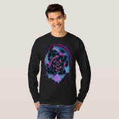 Fibonacci Sequence Flower Vaporwave Aesthetics T-shirt (Voorkant volledig)