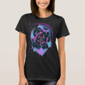 Fibonacci Sequence Flower Vaporwave Aesthetics T-shirt (Voorkant)
