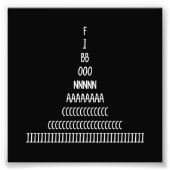 Fibonacci Sequence Foto Afdruk (Voorkant)