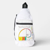 Fibonacci Sequence & Golden Ratio Sling Bag (Voorkant)