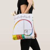 Fibonacci Sequence & Golden Ratio Wiskunde Canvas  Tote Bag (Dichtbij)