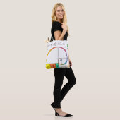 Fibonacci Sequence & Golden Ratio Wiskunde Canvas  Tote Bag (Op model)