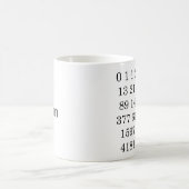 Fibonacci Sequence Mok Custom Gift for Wiskunde lo (Center)