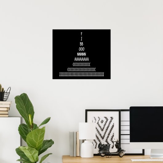 Fibonacci Sequence Poster (Thuiskantoor)