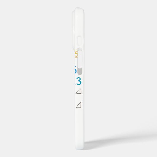 Fibonacci Sequence Spiral iPhone Case (Achterkant / Links)