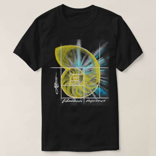 Fibonacci Sequence T-shirt (Design voorkant)