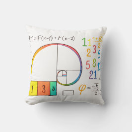 Fibonacci Sequence Wiskunde Pillow Kussen