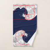 Fibonacci sequentie en de Grote Golf Bad Handdoek (Handdoek)
