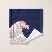 Fibonacci sequentie en de Grote Golf Bad Handdoek (Wasdoekje)