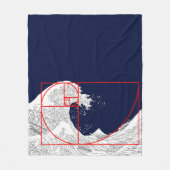 Fibonacci sequentie en de Grote Golf Fleece Deken (Voorkant)