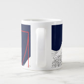 Fibonacci sequentie en de Grote Golf Grote Koffiekop (Achterkant)