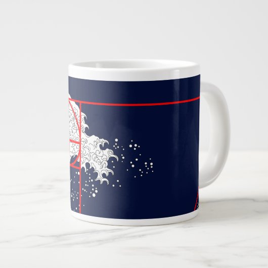 Fibonacci sequentie en de Grote Golf Grote Koffiekop (Voorkant rechts)