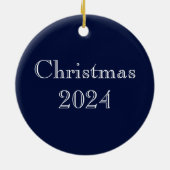 Fibonacci sequentie en de Grote Golf Keramisch Ornament (Achterkant)