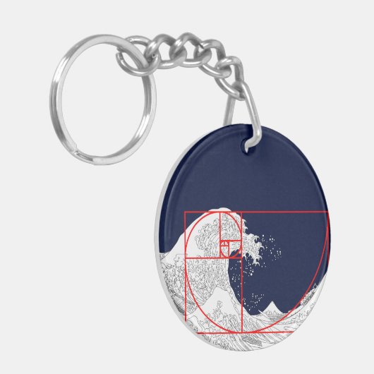 Fibonacci sequentie en de Grote Golf Sleutelhanger (Voorkant Links)