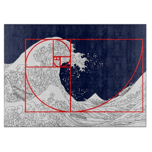 Fibonacci sequentie en de Grote Golf Snijplank (Voorkant)