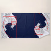 Fibonacci sequentie en de Grote Golf Strandlaken (Voorkant)