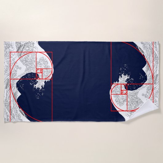 Fibonacci sequentie en de Grote Golf Strandlaken (Voorkant)