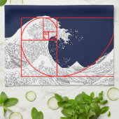 Fibonacci sequentie en de Grote Golf Theedoek (Gevouwen)