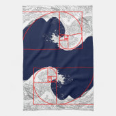 Fibonacci sequentie en de Grote Golf Theedoek (Verticaal)