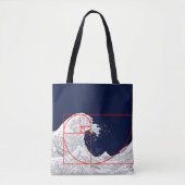 Fibonacci sequentie en de Grote Golf Tote Bag (Voorkant)