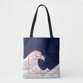 Fibonacci sequentie en de Grote Golf Tote Bag