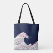 Fibonacci sequentie en de Grote Golf Tote Bag (Achterkant)