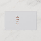 Fibonacci-sequentie wiskunde, Visitekaartjes (Achterkant)