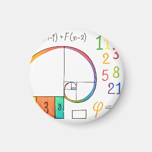 Fibonacci-spiraalmagneet Magneet
