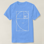 Fibonacci Spiral 1 T-shirt (Design voorkant)