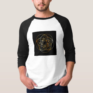 Fibonacci Spiral- De heilige geometrie T-shirt